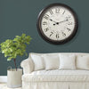 Westclox Wall Clock 30 inch  This classic style clock is perfect for decorating any space, whether it's your living room, main hallway or a bedroom in your home-429296-0844220014207
