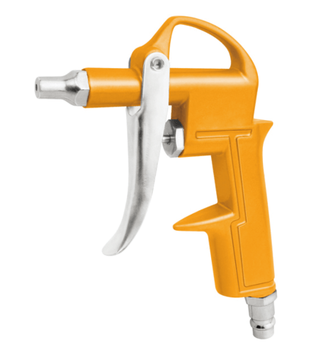 Worksite Air Blow Gun The Set Includes 5Pcs Kit Pneumatic Air Blow Dust Gun Tools.  Air Blow Gun With Nozzles. Widely Use For Blowing Dust, Water, Powder, Debris, And Various Industrial Or Household Cleanup And Blow-Off Operations-PBG016-B Worksite Hand Tools