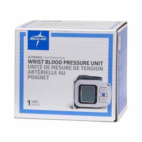 Medline Wrist Blood Pressure Monitor Help maintain a healthy lifestyle with the Medline digital wrist blood pressure monitor-600388