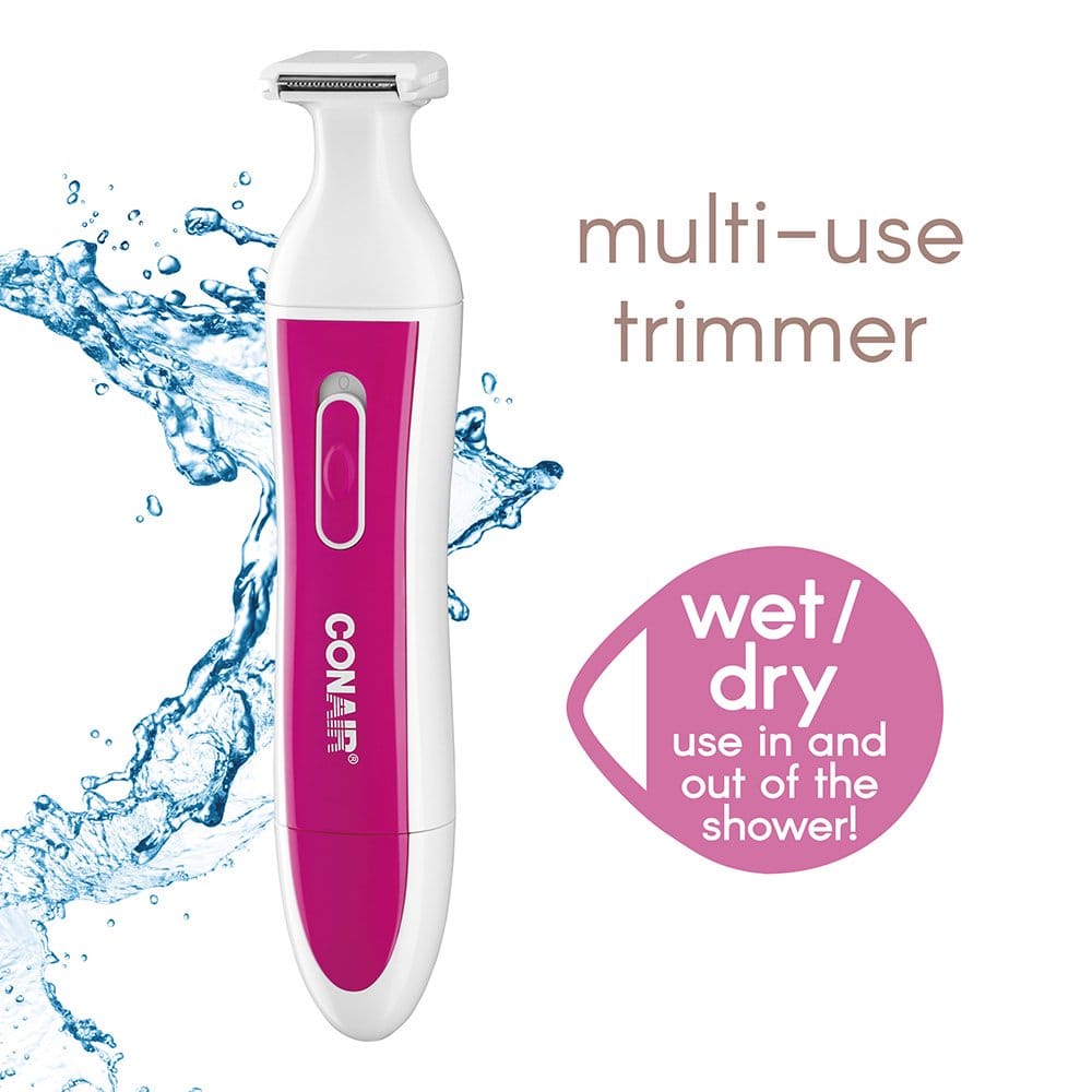 Conair Smooth Ladies All-in-One Personal Groomer, Battery Operated Ladies Shaver, Use Wet or Dry - LPG1N Pie's Variety Store