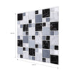 3D Mosaic Morcart Tiles Peel and Stick Wall Tile for Kitchen Living Room Bathroom Laundry Room Backsplashes -10