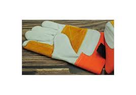 Truper Leather- Cotton Fabric Gloves with Leather Reinforcement in Palm, Index Finger and Thumb, Elastic Band on Top of the Wrists and Polyester Lining. Ideal for Heavy-Duty Applications, Manual and Power Tools Handling and General Purposes - 14246 MEGA