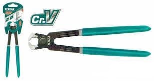 Total 8" (200mm) Rabbit Pliers, Cr-V, Black Finish and Polish With Plastic Handle. Ideal for Building Cage, Chicken Coops, Traps, DIY Projects and More - THT2881 ebuystt