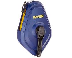 Irwin 100' (30m) Strait-Line, Speed-Line Pro Chalk Reel, 3:1 Gear Ratio Rewind, Wide-Prong Hook for Secure Anchoring and  Lightweight ABS Housing to Withstands Jobsite Wear and Tear - IRW64310 MEGA