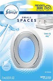 Febreze Small Spaces Linen & Sky Air Freshener 7.5ml - enjoy up to 45 days of freshness, works best in small spaces like bathrooms, bedrooms, closets and laundry rooms - 03700093336 Pie's Variety Store