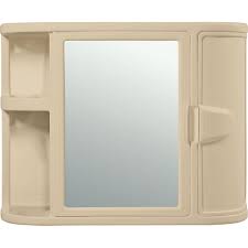 Rimax Bathroom Wall Cabinet White/ Beige 23.5 x 7.6 x 18.3" - 20010030 MEGA