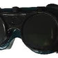 Toolcraft Welding Goggle with Soft PVC Frame and Lens Shade #5, Adjustable Straps, 4- Vent Ventilation, Flip-up lenses. Ideal for Welding, Torching, Steam Punk Costume Play and More - TC0873 MEGA