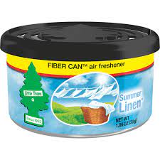 LITTLE TREES AIR FRESHENER FIBER CAN BLACK ICE 30G - LTAFFCBLI30G Pie's Variety Store