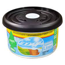 LITTLE TREES AIR FRESHENER FIBER CAN BLACK ICE 30G - LTAFFCBLI30G Pie's Variety Store