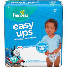 PAMPERS BABY EASY UP 2T3T SUPERBOY 74CT - PBEU2T3TSB Pie's Variety Store