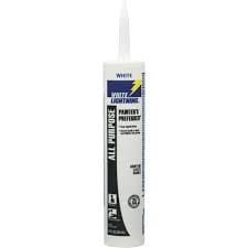 WHITE LIGHTNING PAINTER'S PREFERRED ACRYLIC LATEX CAULK, WHITE, 10 FL OZ - W13000010 MEGA