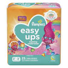 PAMPERS BABY EASY UP 2T3T SUPERBOY 74CT - PBEU2T3TSB Pie's Variety Store