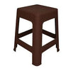 Rattan Stool, The perfect backyard addition, Built-in footrests will also ensure hours of comfortable lounging  Brown- 20016337