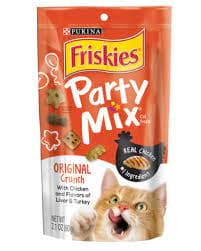 PURINA FRISKIES PARTY MIX CRUNCH MEOW LUAO 60G - FPMCML60 Pie's Variety Store