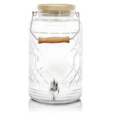GIBSON DUVALL .95GAL DRINK DISPENSER W/WOOD LID - NT-39601 Pie's Variety Store