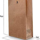 Brown Paper Lunch Bags, Paper Grocery Bags, Durable Kraft Paper Bags 10lb 100 Pack-  These multipurpose bags can hold canned foods, sandwiches and just about anything - 43100001004 Pie's Variety Store