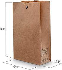 Brown Paper Lunch Bags, Paper Grocery Bags, Durable Kraft Paper Bags 10lb 100 Pack-  These multipurpose bags can hold canned foods, sandwiches and just about anything - 43100001004 Pie's Variety Store