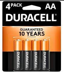 Duracell AA Battery 4 Pack - are crafted and infused with triple corrosion protection for battery power you can count on. Duracell AA Batteries provide long-lasting power to your everyday devices - 04133300102 Pie's Variety Store