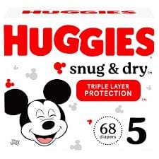 Huggies Snug & Dry Disposable Baby Diapers Size 1, 38ct - 3600051462 Pie's Variety Store