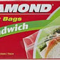 Diamond Freezer Bags Medium (30 Bags) - These high-quality freezer bags are designed to keep your food fresh and protected, ensuring that you always have delicious and nutritious meals ready to go - 01090063083 Pie's Variety Store
