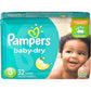 PAMPERS BABY DRY SIZE 1 44CT - PBDS1 Pie's Variety Store