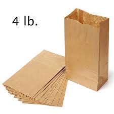 Brown Paper Lunch Bags, Paper Grocery Bags, Durable Kraft Paper Bags 10lb 100 Pack-  These multipurpose bags can hold canned foods, sandwiches and just about anything - 43100001004 Pie's Variety Store