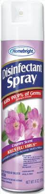 HomeBright Disinfectant Spray - 6oz - Citrus Scent - Is an affordable and efficient homecare product that your household needs! Keep yourself and others safe and protected against germs and bacteria with our disinfectant spray! - 84960703879 Pie's Variety Store