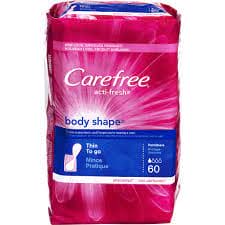 CAREFREE BODY SHAPE LONG UNSCENTED 42CT - CFBSLU42 Pie's Variety Store