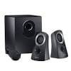 Logitech Z313 Speaker System 2.1 with Subwoofer 25 W Black This 2.1 speaker system offers balanced acoustics and boosted bass in a compact subwoofer.-Z313 Hannah's Variety Store