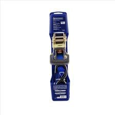 Toolcraft Ratchet Tie Down Fasteners- 1" x 5M. Made Of 100% Polyester, Hardened Enamelled Body and Two Coated Metal Hooks- TC0887 ebuystt