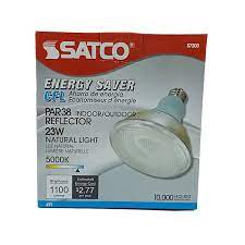 Satco S6237 13 Watt T2 Ultra Mini Spiral 5000K Natural Light Compact Fluorescent Light Bulbs - 4 per Package (60 Watt Replacement) - 04592306237 Pie's Variety Store