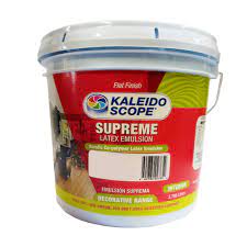 Kaleidoscope Paints Supreme Long Lasting Emulsion for Interior Brick, Concrete and Cement Plastered Walls or Ceiling (Various Colors)
