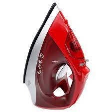 Oster Durable Ceramic Soleplate Steam Iron (Red) - This iron is designed with a new precision tip, for hard-to-reach areas.05389114125