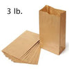 Brown Paper Lunch Bags, Paper Grocery Bags, Durable Kraft Paper Bags 10lb 100 Pack-  These multipurpose bags can hold canned foods, sandwiches and just about anything - 43100001004