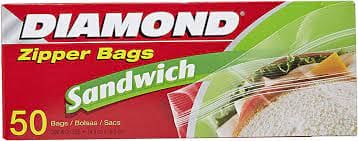 Diamond Freezer Bags Medium (30 Bags) - These high-quality freezer bags are designed to keep your food fresh and protected, ensuring that you always have delicious and nutritious meals ready to go - 01090063083 Pie's Variety Store