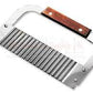 Royal Industries Stainless Steel Serrator 7 inch with Wood Handle This kitchen tool features a highly durable construction which is perfect for commercial use. ROY GR 230 Hannah's Variety Store