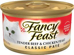 FANCY FEAST GRILLED CHICKEN & BEEF IN GRAVY WET CAT FOOD 3OZ - FFGCBCF Pie's Variety Store