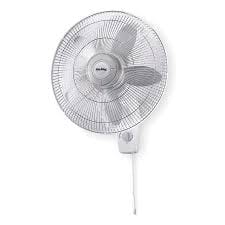 Air King Wall Mounted Fan 18″ Wall mounted oscillating fan has durable Plastic Grills that Will Not Rust or Corrode - 700007 mega