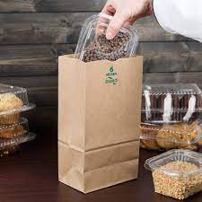 Brown Paper Lunch Bags, Paper Grocery Bags, Durable Kraft Paper Bags 10lb 100 Pack-  These multipurpose bags can hold canned foods, sandwiches and just about anything - 43100001004 Pie's Variety Store