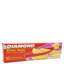 Diamond Freezer Bags Medium (30 Bags) - These high-quality freezer bags are designed to keep your food fresh and protected, ensuring that you always have delicious and nutritious meals ready to go - 01090063083 Pie's Variety Store