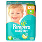 PAMPERS BABY DRY SIZE 1 44CT - PBDS1 Pie's Variety Store