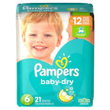 PAMPERS BABY DRY SIZE 1 44CT - PBDS1 Pie's Variety Store