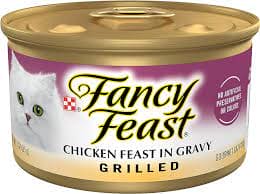 FANCY FEAST GRILLED CHICKEN & BEEF IN GRAVY WET CAT FOOD 3OZ - FFGCBCF Pie's Variety Store