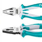 Total Combination Pliers 8"(200mm), Heavy Duty Side Cutting Pliers for Wire and Cables. Ideal for Linesmen, Around the House and DIY Projects  - THT210806 MEGA
