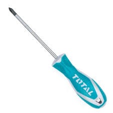 Total Screwdriver Phillips PH2 x 150 mm 6" Round Ideal For Electrical Work, Repairs And DIY Projects - THT2246 MEGA