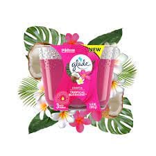 Glade Candle Exotic Tropical Blossoms, Fragrance Candle Infused with Essential Oils, Air Freshener Candle, 3-Wick Candle, 6.8 Oz - GCETBAF68 Pie's Variety Store
