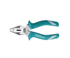 Total Combination Pliers 8"(200mm), Heavy Duty Side Cutting Pliers for Wire and Cables. Ideal for Linesmen, Around the House and DIY Projects  - THT210806 MEGA