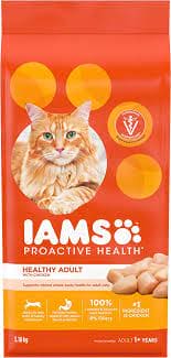 IAMS DRY CAT FOOD WITH CHICKEN & TURKEY HEALTHY ADULT 1.59KG - ICFWCNTHA Pie's Variety Store