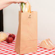 Brown Paper Lunch Bags, Paper Grocery Bags, Durable Kraft Paper Bags 10lb 100 Pack-  These multipurpose bags can hold canned foods, sandwiches and just about anything - 43100001004 Pie's Variety Store