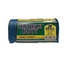 Double Duty Garbage Bag Jumbo -  is the ultimate high density, dual-purpose bag that’s ideal for solving problems from your toughest waste disposal tasks to carrying or storing your heavy loads - 60945612622 Pie's Variety Store